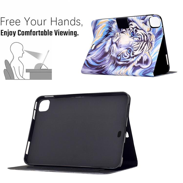For Xiaomi Pad 7S Pro 12.5 Voltage Sewing Thread Painted Vegan Leather Smart Tablet Case