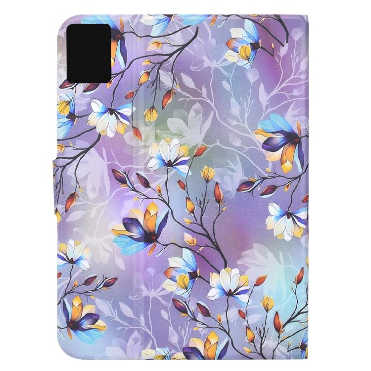 For Lenovo Xiaoxin Pad 11 2025 Voltage Sewing Thread Painted Vegan Leather Smart Tablet Case