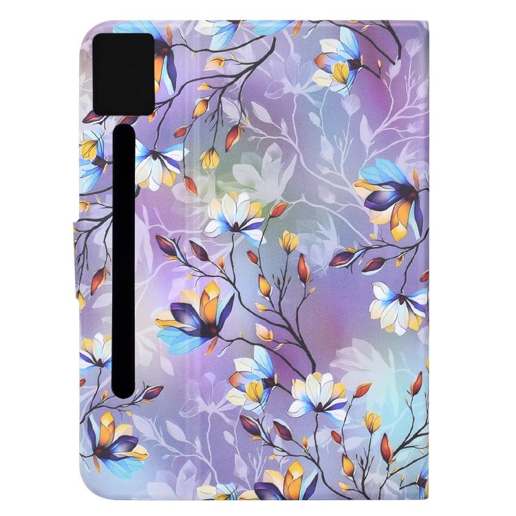 For Lenovo Idea Tab Pro / P12 12.7 2025 Voltage Sewing Thread Painted Vegan Leather Smart Tablet Case
