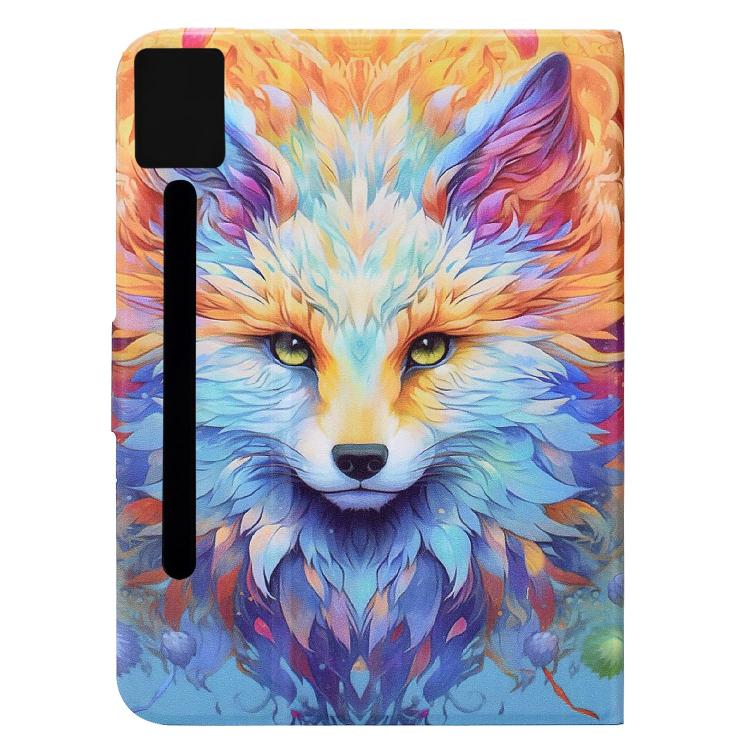 For Lenovo Idea Tab Pro / P12 12.7 2025 Voltage Sewing Thread Painted Vegan Leather Smart Tablet Case