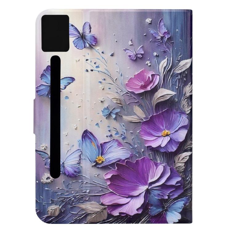 For Lenovo Idea Tab Pro / P12 12.7 2025 Voltage Sewing Thread Painted Vegan Leather Smart Tablet Case