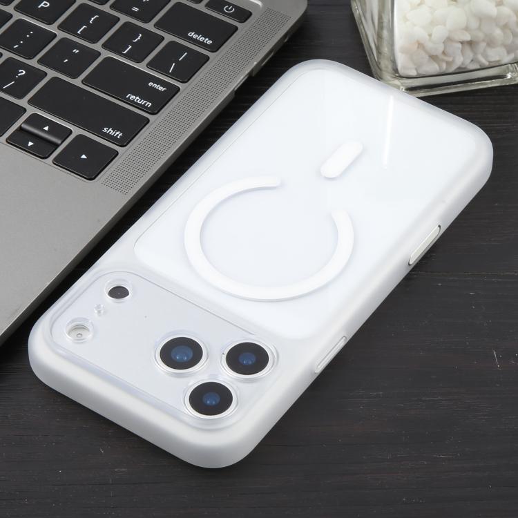 For iPhone 17 Pro Max DFANS DESIGN Full Coverage PC Clear Lens Frame Magnetic Phone Case
