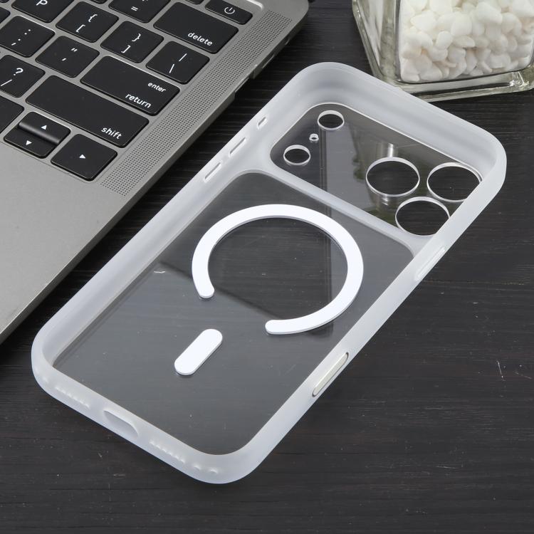 For iPhone 17 Pro Max DFANS DESIGN Full Coverage PC Clear Lens Frame Magnetic Phone Case