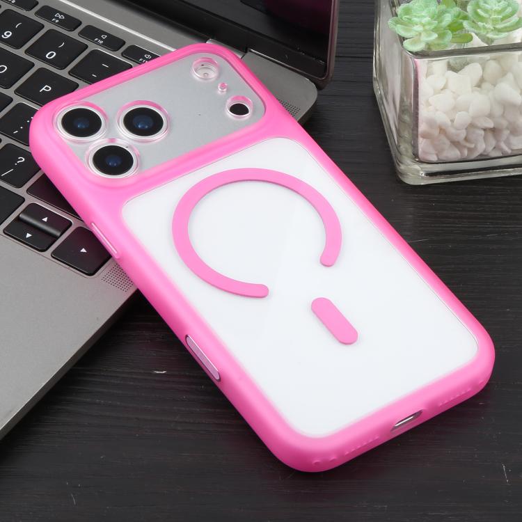 For iPhone 17 Pro Max DFANS DESIGN Full Coverage PC Clear Lens Frame Magnetic Phone Case