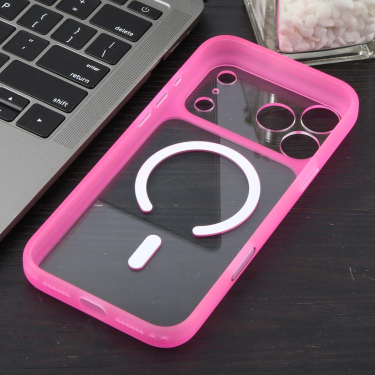 For iPhone 17 Pro Max DFANS DESIGN Full Coverage PC Clear Lens Frame Magnetic Phone Case