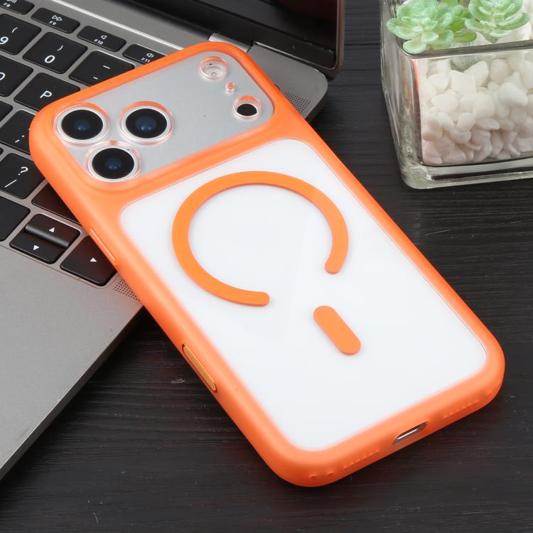 For iPhone 17 Pro Max DFANS DESIGN Full Coverage PC Clear Lens Frame Magnetic Phone Case