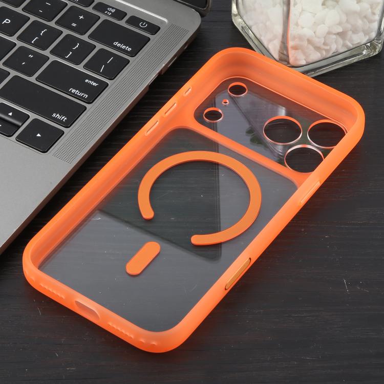 For iPhone 17 Pro Max DFANS DESIGN Full Coverage PC Clear Lens Frame Magnetic Phone Case