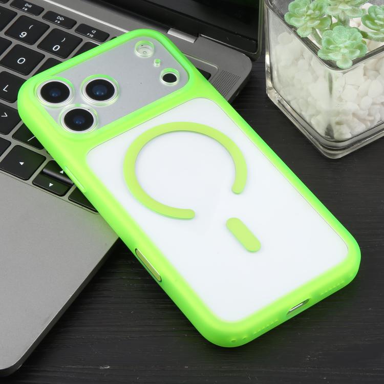 For iPhone 17 Pro Max DFANS DESIGN Full Coverage PC Clear Lens Frame Magnetic Phone Case