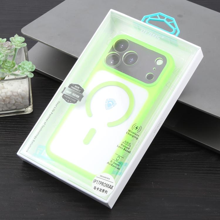 For iPhone 17 Pro Max DFANS DESIGN Full Coverage PC Clear Lens Frame Magnetic Phone Case