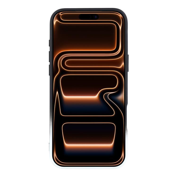 For iPhone 17 Pro Dual-Color Gradient TPU + Fiber Lining Phone Case with Lens Protector