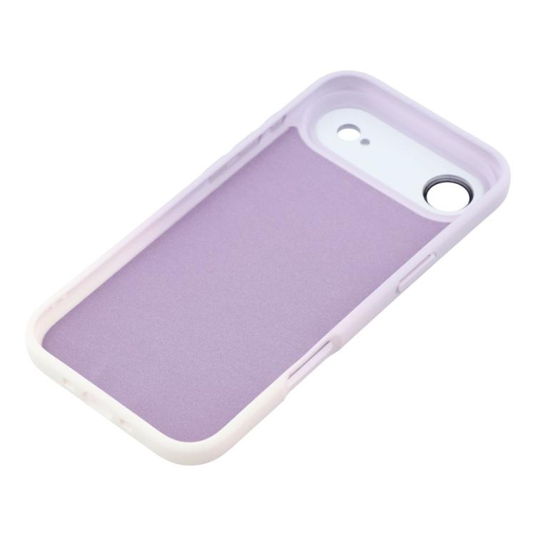 For iPhone Air Dual-Color Gradient TPU + Fiber Lining Phone Case with Lens Protector