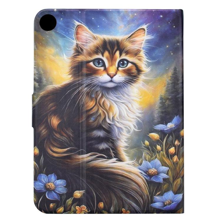 For Honor Pad 10 12.1 2025 Voltage Sewing Thread Painted Vegan Leather Smart Tablet Case