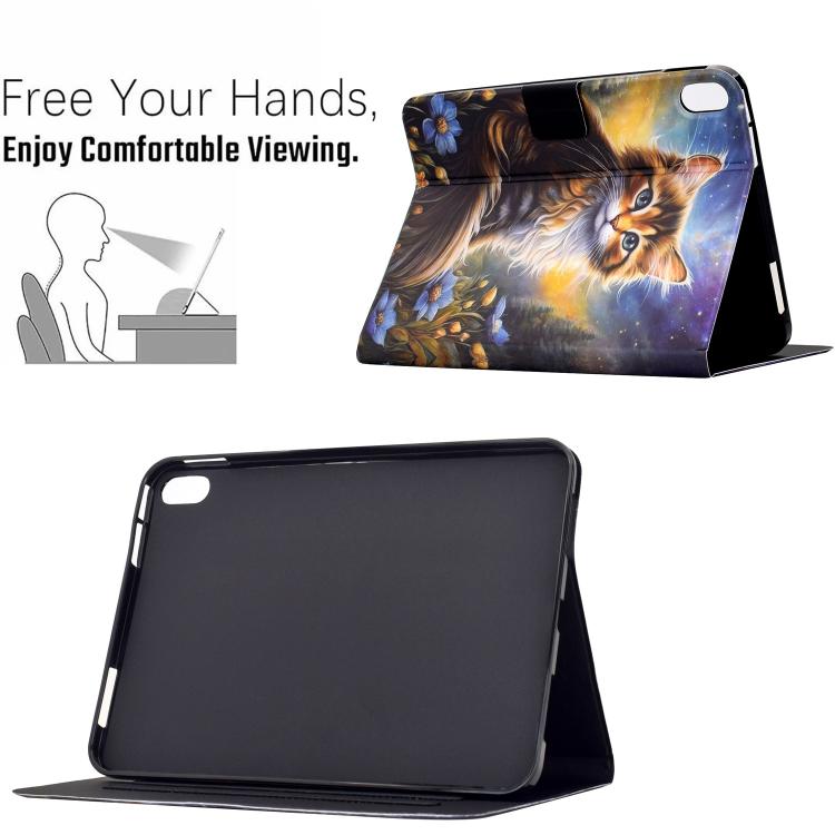 For Honor Pad X9 / X8a Voltage Sewing Thread Painted Vegan Leather Tablet Case