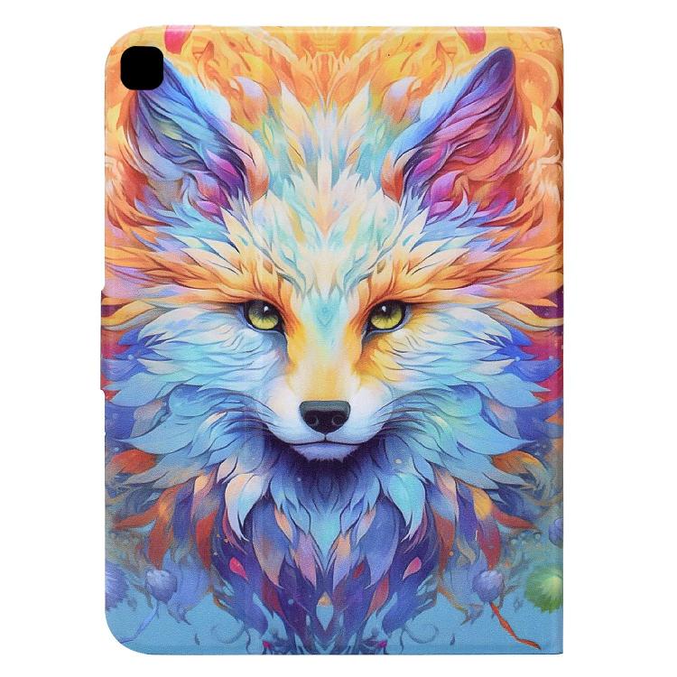 For Samsung Galaxy Tab A 10.1 2019 / T510 Voltage Sewing Thread Painted Vegan Leather Tablet Case