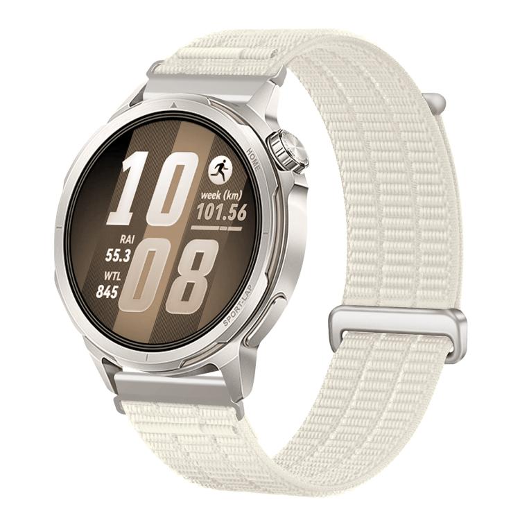 20mm Double-Link Cloud Feel Breathable Nylon Loop Metal Connectors Watch Band
