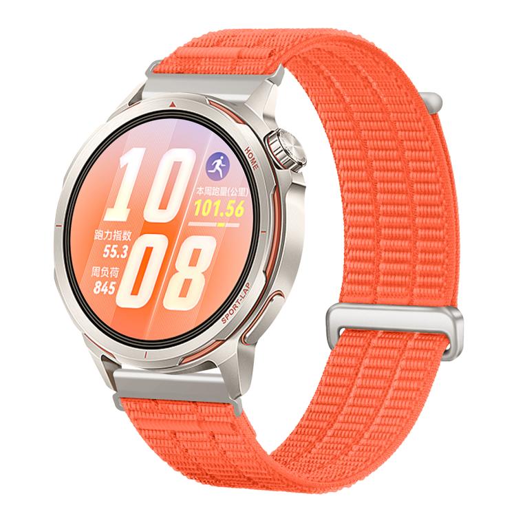 20mm Double-Link Cloud Feel Breathable Nylon Loop Metal Connectors Watch Band