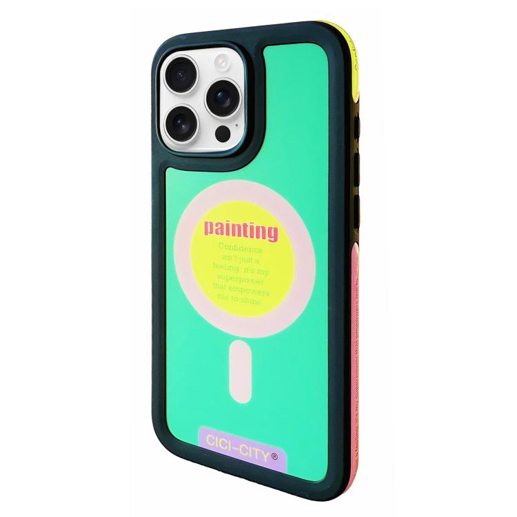 For iPhone 16 Pro Max CICI-CITY CH-59 Dopamine Anti-Collision Magnetic Phone Case