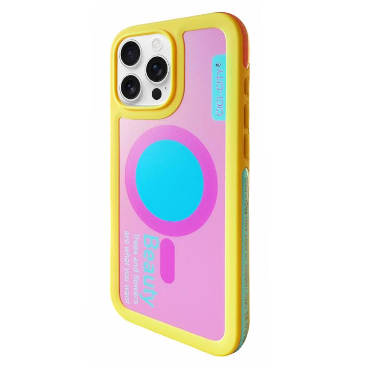 For iPhone 16 Pro Max CICI-CITY CH-59 Dopamine Anti-Collision Magnetic Phone Case