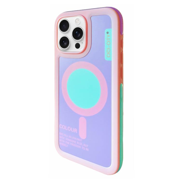For iPhone 16 Pro Max CICI-CITY CH-59 Dopamine Anti-Collision Magnetic Phone Case