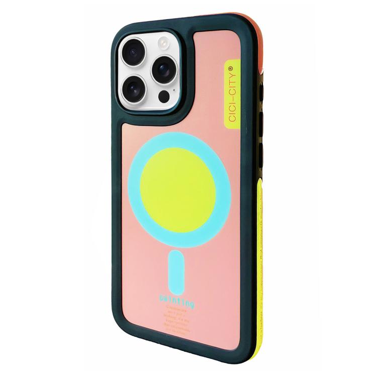 For iPhone 16 Pro CICI-CITY CH-59 Dopamine Anti-Collision Magnetic Phone Case