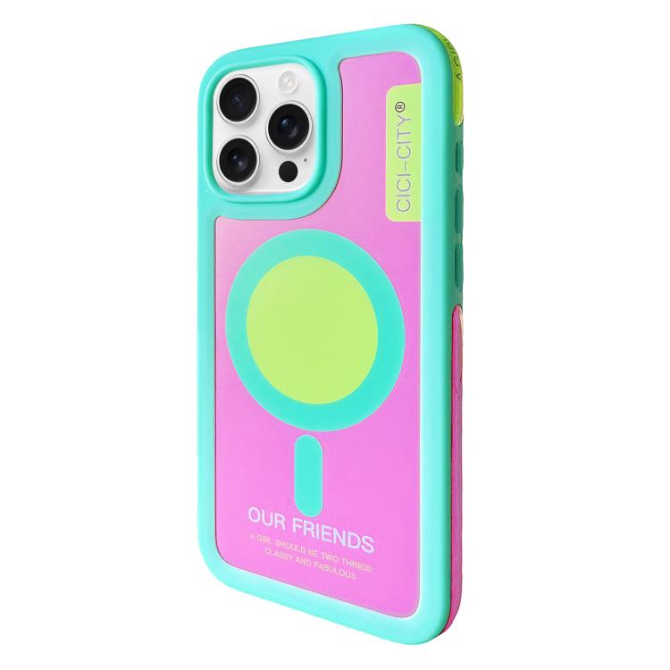 For iPhone 15 Pro CICI-CITY CH-59 Dopamine Anti-Collision Magnetic Phone Case