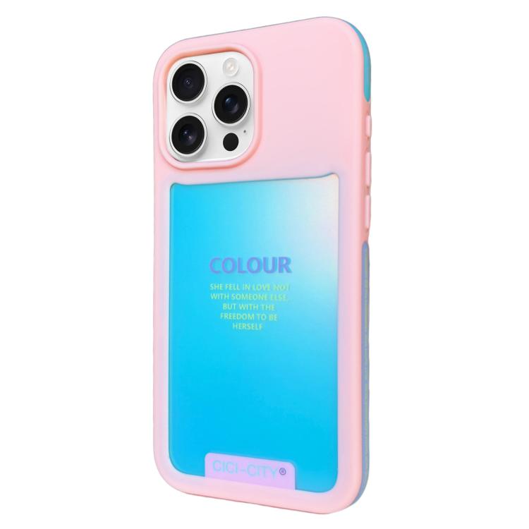 For iPhone 16 Pro CICI-CITY CH-60 Dopamine Dual-Tone Anti-Collision Phone Case