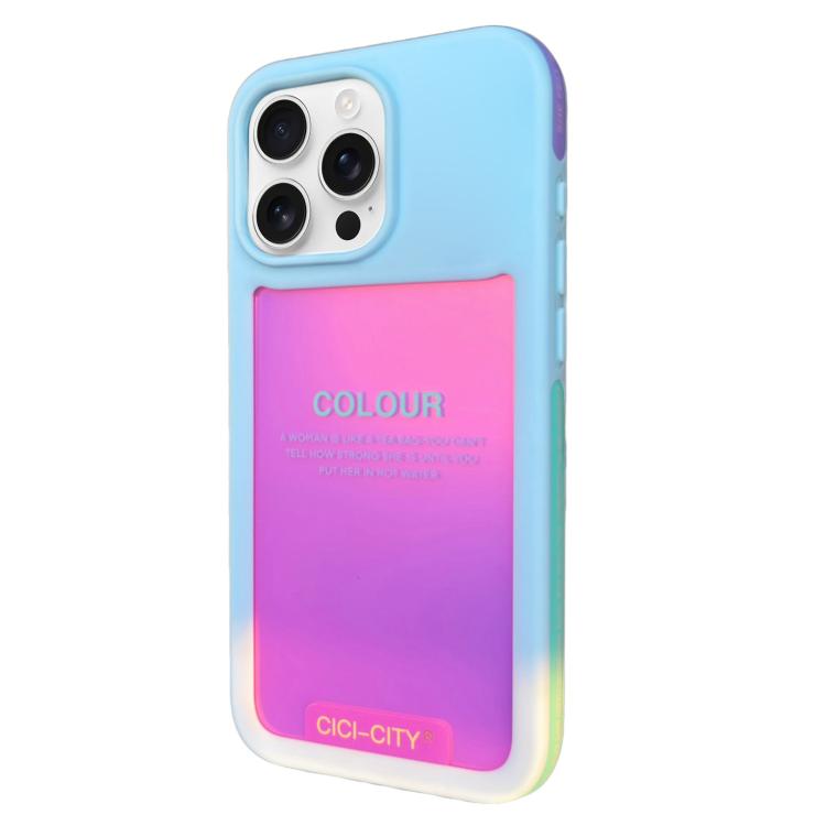 For iPhone 16 Pro CICI-CITY CH-60 Dopamine Dual-Tone Anti-Collision Phone Case