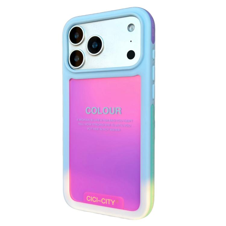 For iPhone 17 Pro Max CICI-CITY CH-60 Dopamine Dual-Tone Anti-Collision Phone Case