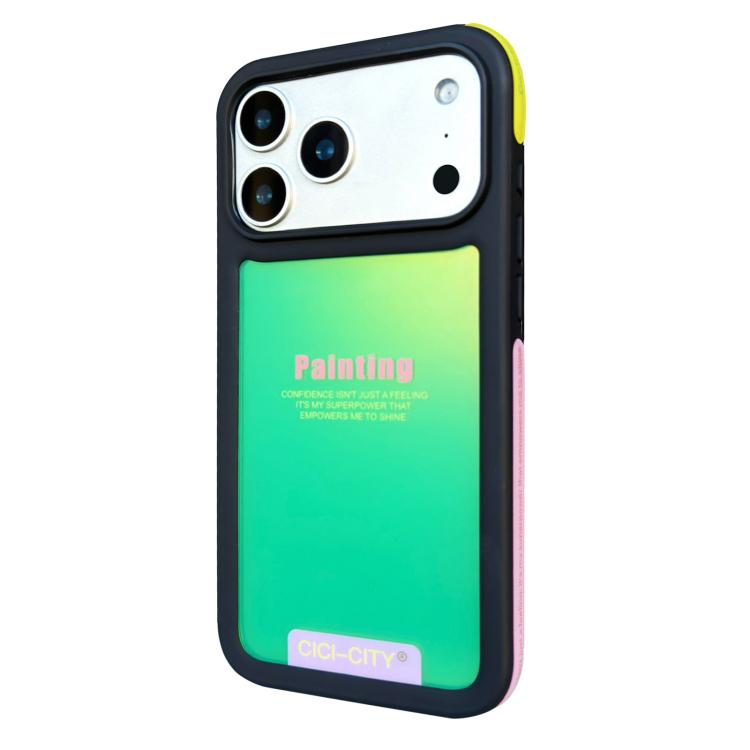 For iPhone 17 Pro CICI-CITY CH-60 Dopamine Dual-Tone Anti-Collision Phone Case