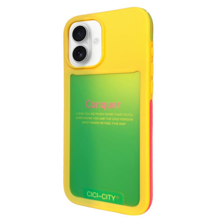 For iPhone 17 CICI-CITY CH-60 Dopamine Dual-Tone Anti-Collision Phone Case
