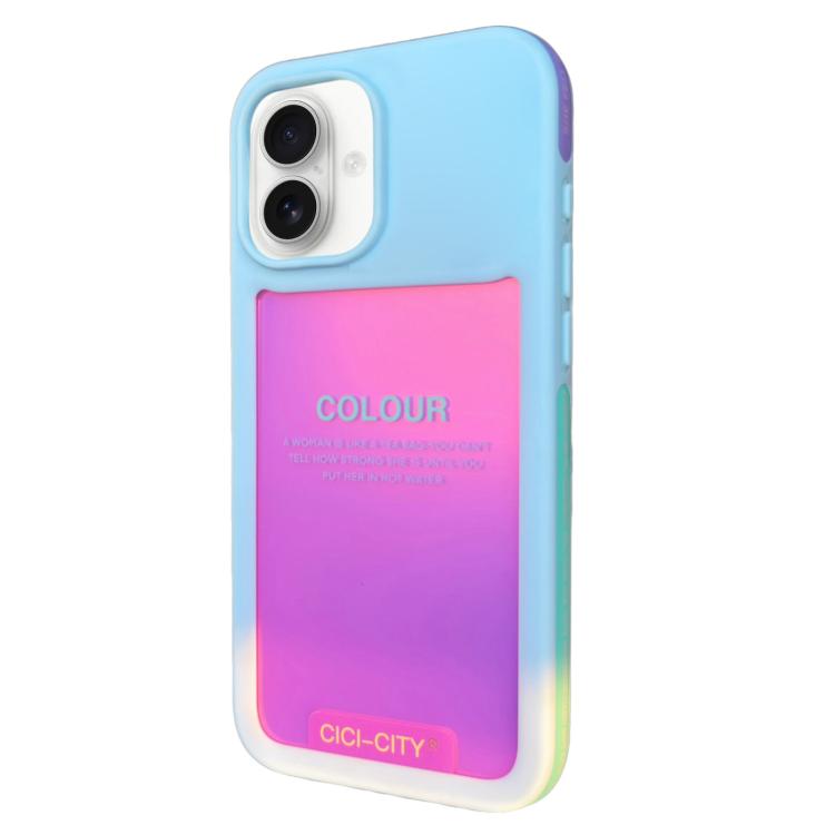 For iPhone 17 CICI-CITY CH-60 Dopamine Dual-Tone Anti-Collision Phone Case