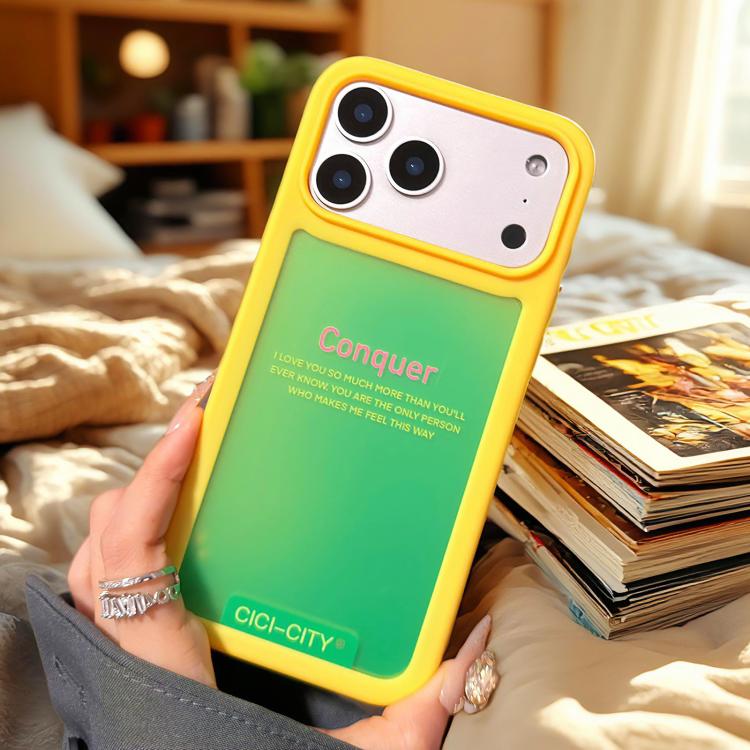 For iPhone 17 CICI-CITY CH-60 Dopamine Dual-Tone Anti-Collision Phone Case