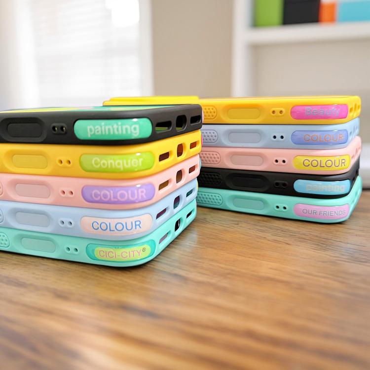 For iPhone 16 Pro CICI-CITY CH-60 Dopamine Dual-Tone Anti-Collision Phone Case