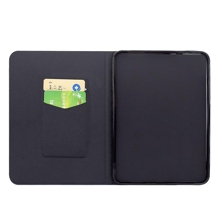 For Amazon Kindle Paperwhite 6 / 12th 2024 Voltage Sewing Thread Painted Vegan Leather Smart Tablet Case