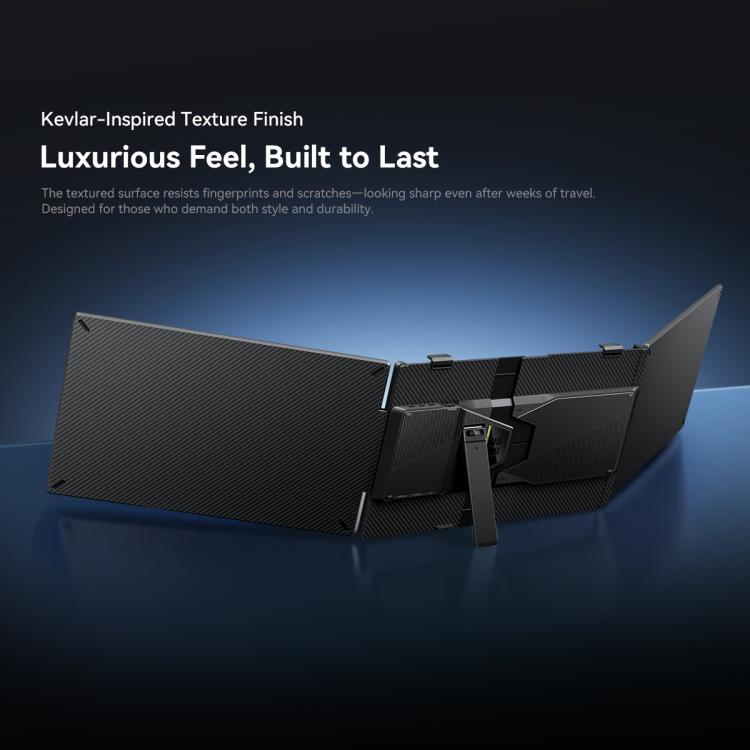 [HK Warehouse] Blackview DCM5 14 inch Dual Monitor Portable Laptop Screen Extender with Speaker - Black