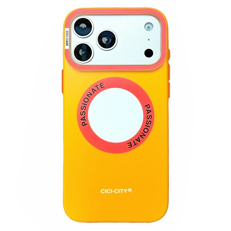For iPhone 17 Pro CICI-CITY CH-62 Dopamine Dual-Tone Matte Magnetic Phone Case