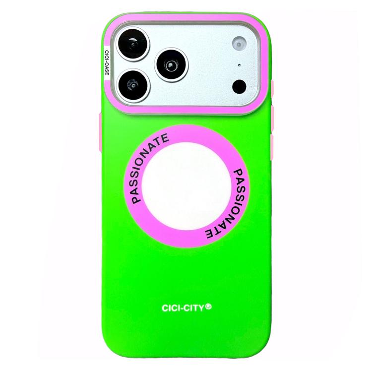 For iPhone 17 Pro CICI-CITY CH-62 Dopamine Dual-Tone Matte Magnetic Phone Case