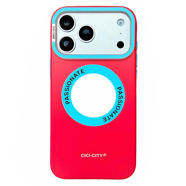 For iPhone 17 Pro CICI-CITY CH-62 Dopamine Dual-Tone Matte Magnetic Phone Case