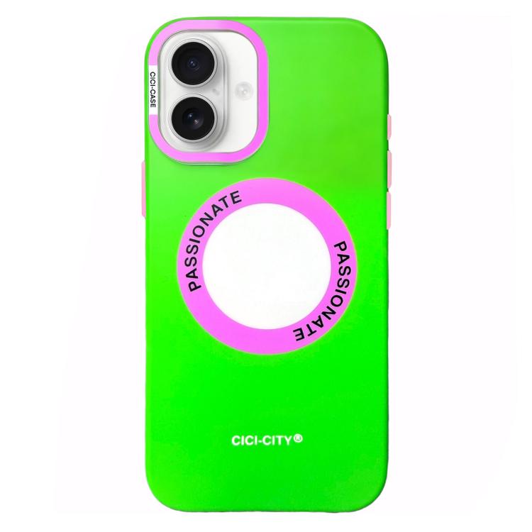 For iPhone 17 CICI-CITY CH-62 Dopamine Dual-Tone Matte Magnetic Phone Case