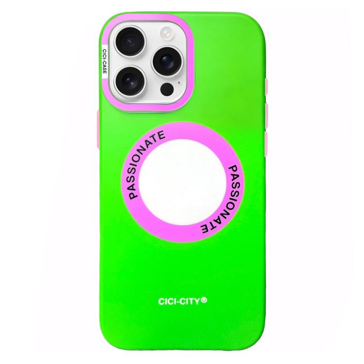 For iPhone 15 Pro Max CICI-CITY CH-62 Dopamine Dual-Tone Matte Magnetic Phone Case