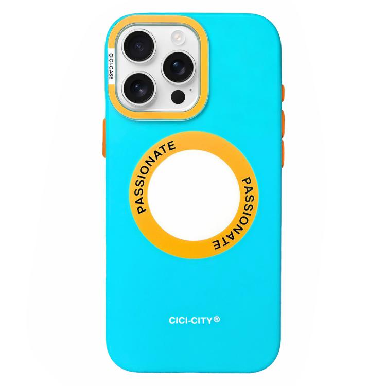 For iPhone 15 Pro Max CICI-CITY CH-62 Dopamine Dual-Tone Matte Magnetic Phone Case