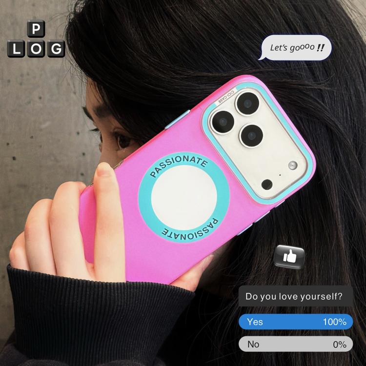 For iPhone 17 CICI-CITY CH-62 Dopamine Dual-Tone Matte Magnetic Phone Case