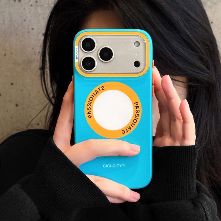 For iPhone 16 Pro CICI-CITY CH-62 Dopamine Dual-Tone Matte Magnetic Phone Case