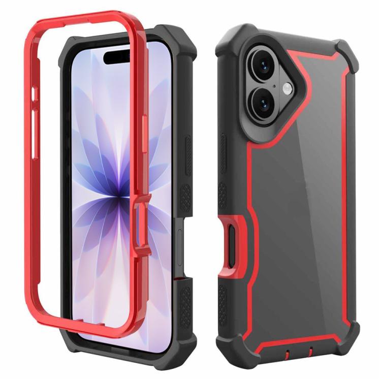 For iPhone 17 Reinforced Corner Design TPU + PC Shockproof Phone Case