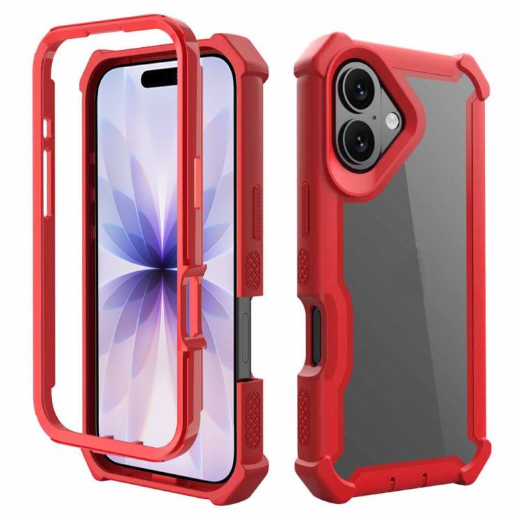For iPhone 17 Reinforced Corner Design TPU + PC Shockproof Phone Case