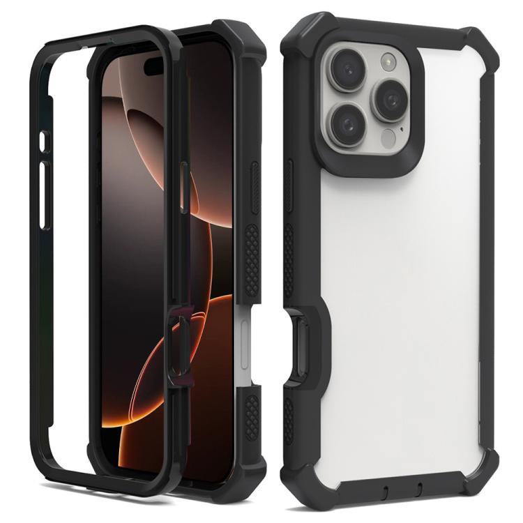 For iPhone 16 Pro Max Reinforced Corner Design TPU + PC Shockproof Phone Case