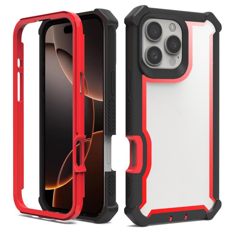 For iPhone 16 Pro Reinforced Corner Design TPU + PC Shockproof Phone Case