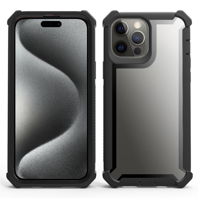 For iPhone 15 Pro Max Reinforced Corner Design TPU + PC Shockproof Phone Case