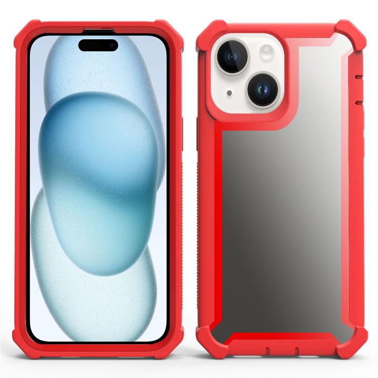For iPhone 15 Plus Reinforced Corner Design TPU + PC Shockproof Phone Case