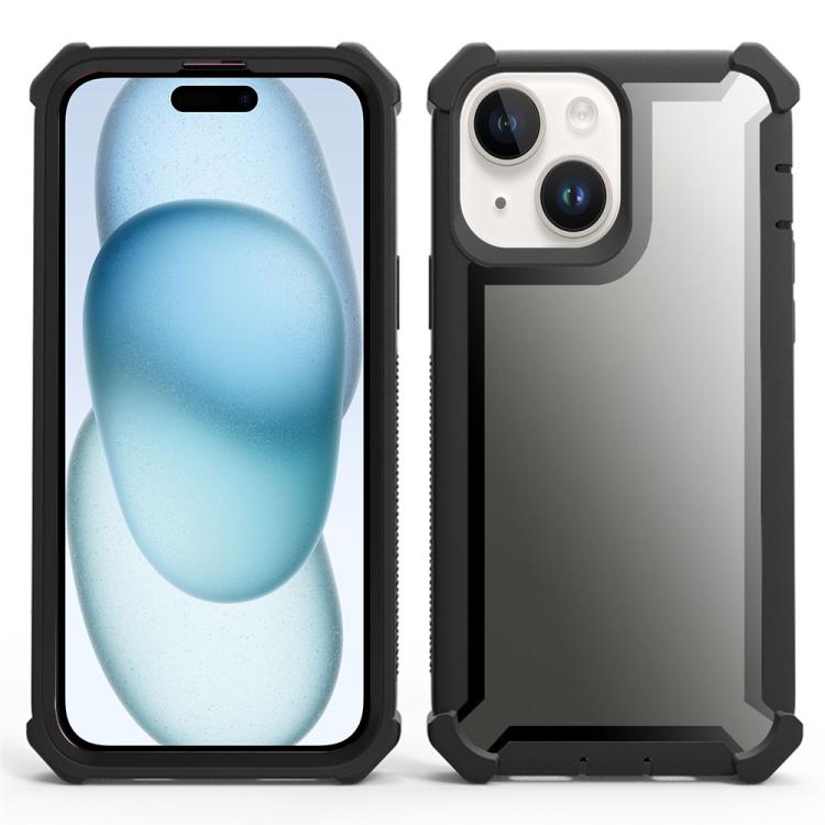 For iPhone 15 Reinforced Corner Design TPU + PC Shockproof Phone Case